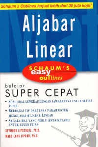 Image of Aljabar Linear Easy
