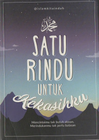 Image of Satu Rindu untuk Kekasihku